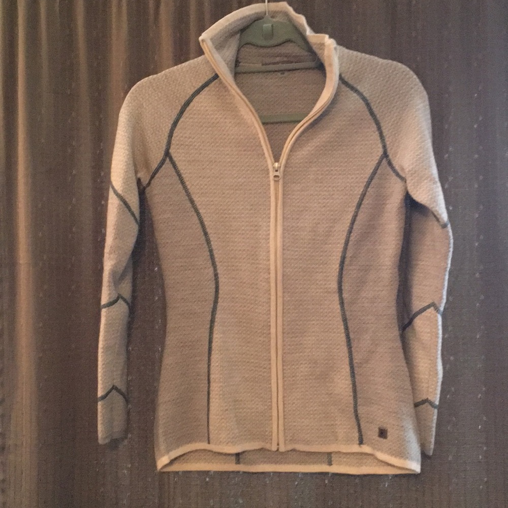 Smartwool, merino wool full zip sweater